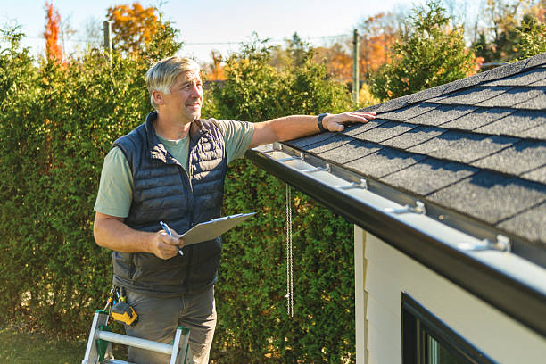 Professional Flat Roof Repair technician working in Fishers, IN